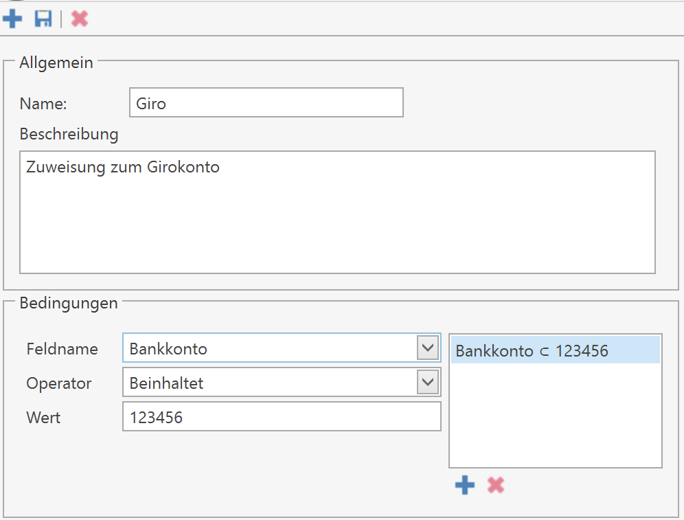 Erstellen von Importregeln für das Einlesen von CSV-Dateien.