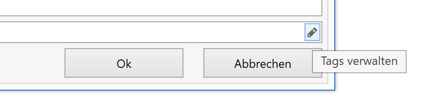 Tags verwalten